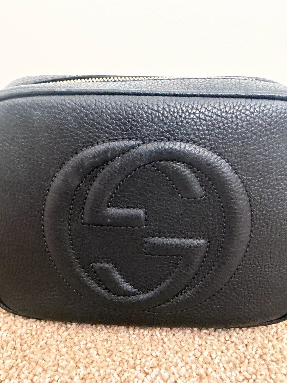 Gucci Black Leather Soho Disco Crossbody with Tassel - Picture 4 of 8